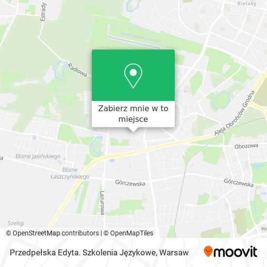 Mapa Przedpełska Edyta. Szkolenia Językowe