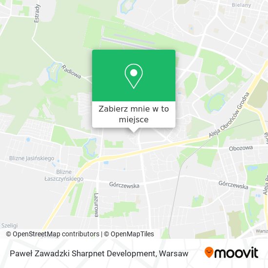 Mapa Paweł Zawadzki Sharpnet Development