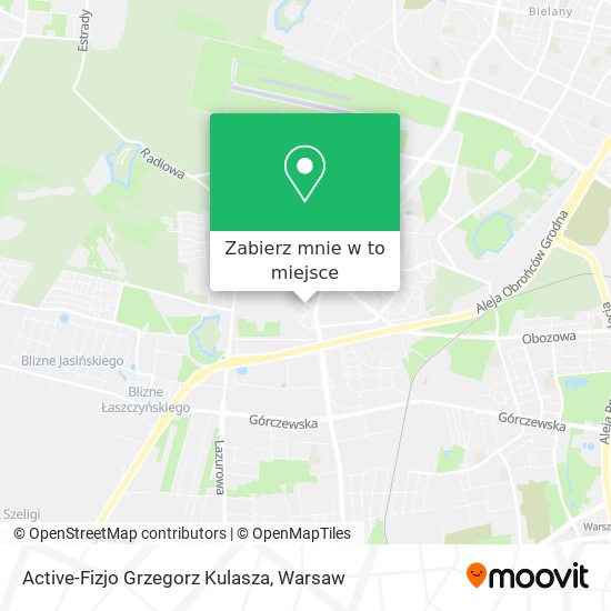 Mapa Active-Fizjo Grzegorz Kulasza