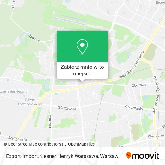 Mapa Export-Import.Kiesner Henryk Warszawa