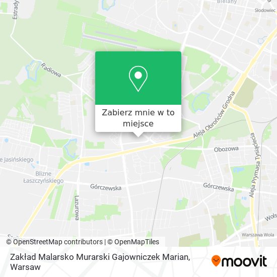 Mapa Zakład Malarsko Murarski Gajowniczek Marian