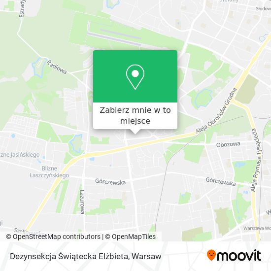 Mapa Dezynsekcja Świątecka Elżbieta