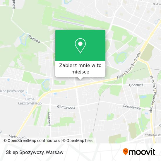 Mapa Sklep Spozywczy