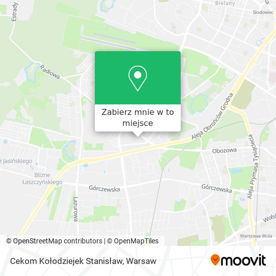 Mapa Cekom Kołodziejek Stanisław