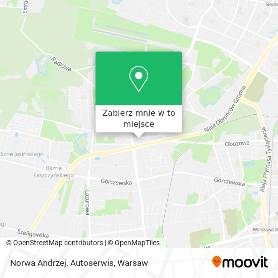 Mapa Norwa Andrzej. Autoserwis