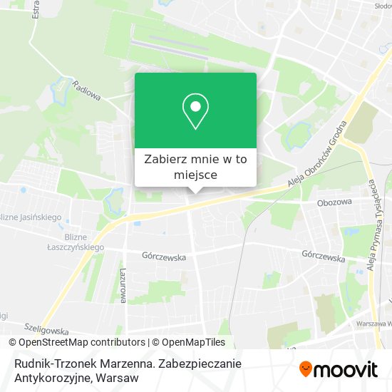 Mapa Rudnik-Trzonek Marzenna. Zabezpieczanie Antykorozyjne