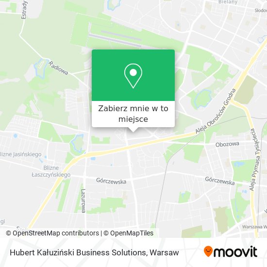 Mapa Hubert Kałuziński Business Solutions