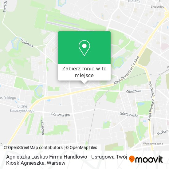 Mapa Agnieszka Laskus Firma Handlowo - Usługowa Twój Kiosk Agnieszka