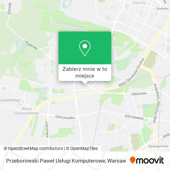 Mapa Przeborowski Paweł Usługi Komputerowe