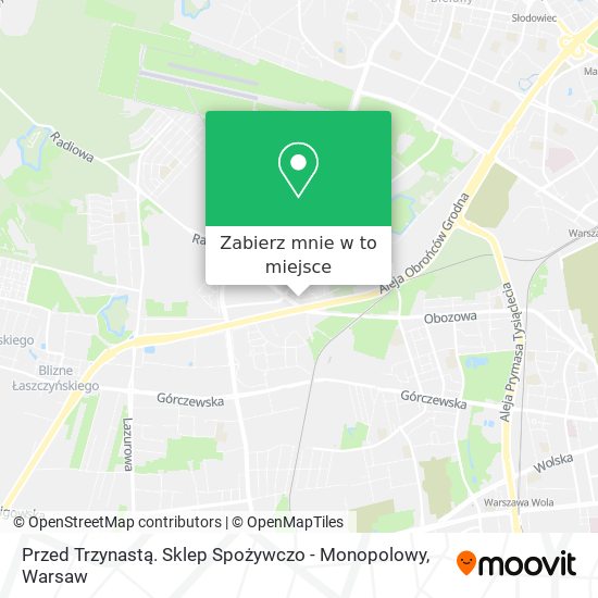 Mapa Przed Trzynastą. Sklep Spożywczo - Monopolowy