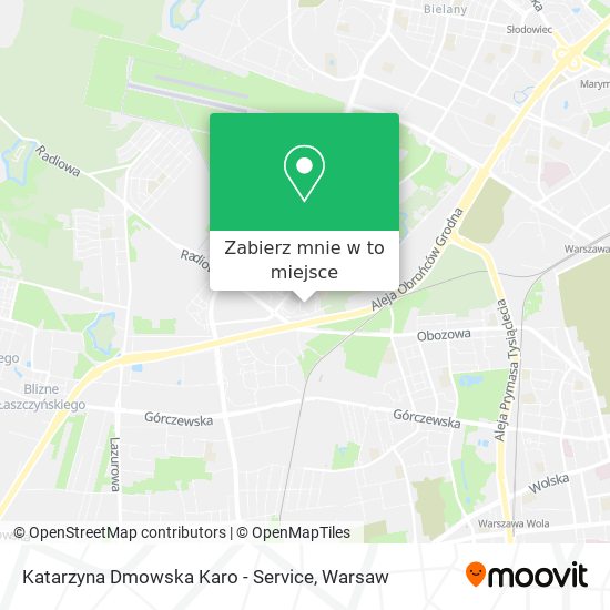 Mapa Katarzyna Dmowska Karo - Service