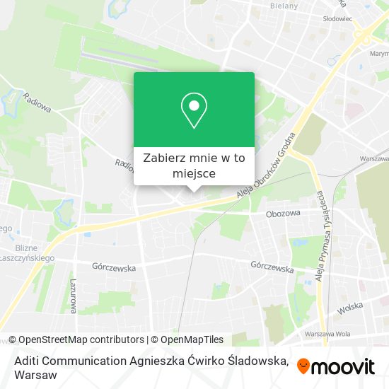 Mapa Aditi Communication Agnieszka Ćwirko Śladowska