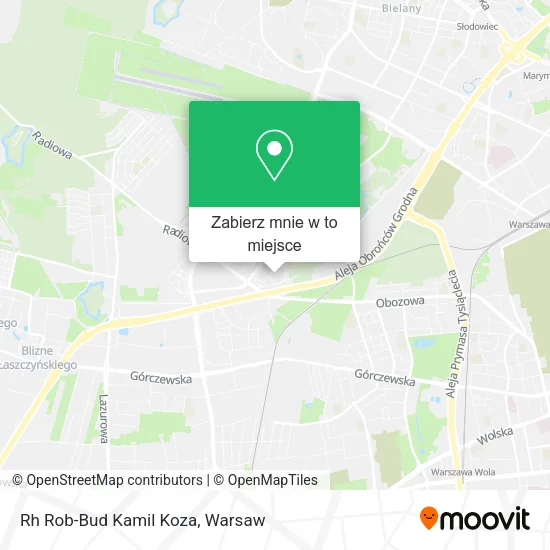 Mapa Rh Rob-Bud Kamil Koza