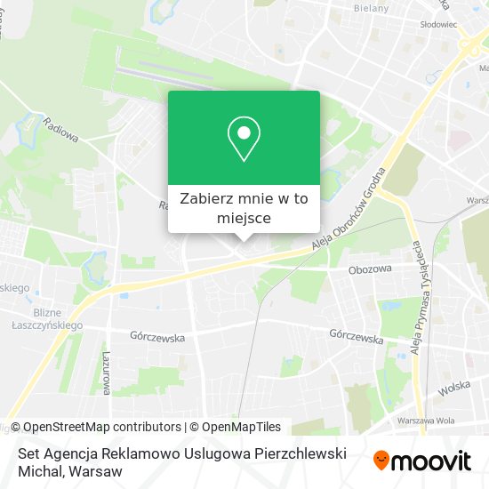 Mapa Set Agencja Reklamowo Uslugowa Pierzchlewski Michal