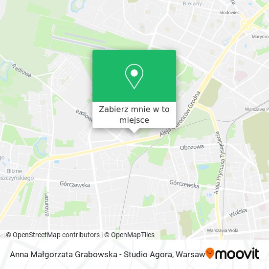 Mapa Anna Małgorzata Grabowska - Studio Agora