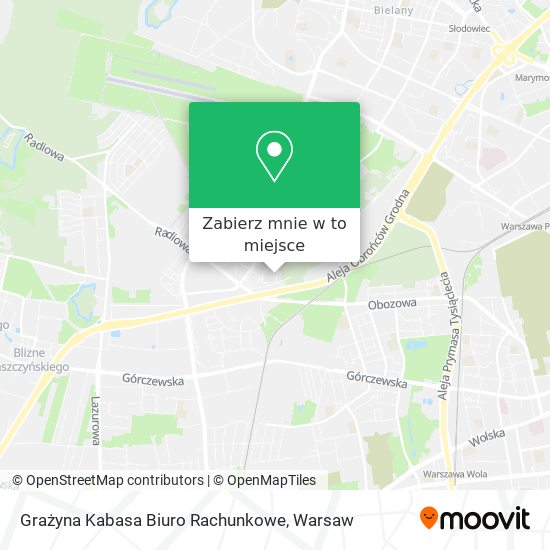 Mapa Grażyna Kabasa Biuro Rachunkowe