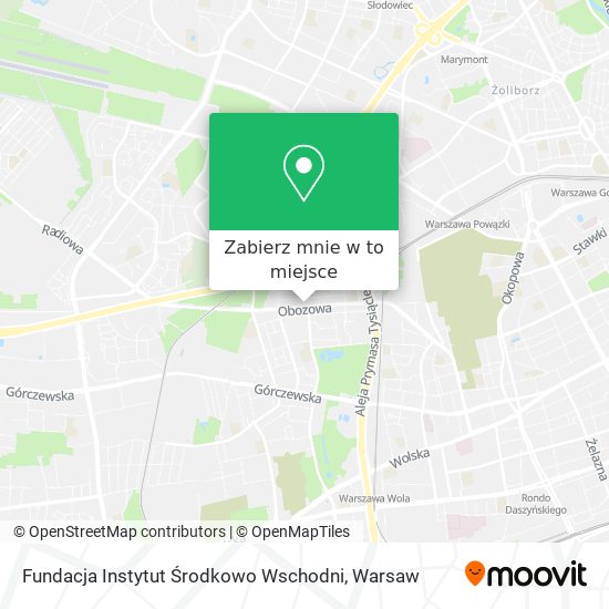 Mapa Fundacja Instytut Środkowo Wschodni