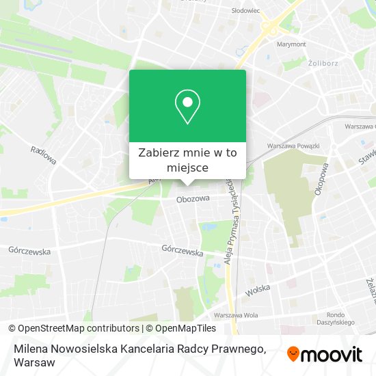 Mapa Milena Nowosielska Kancelaria Radcy Prawnego