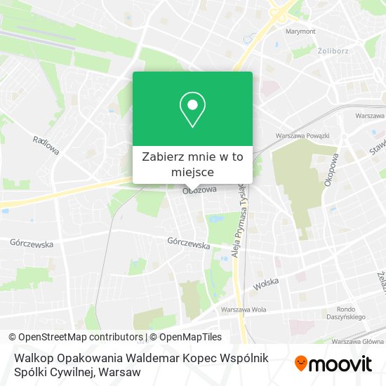 Mapa Walkop Opakowania Waldemar Kopec Wspólnik Spólki Cywilnej