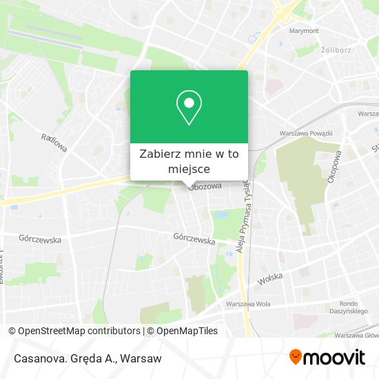 Mapa Casanova. Gręda A.