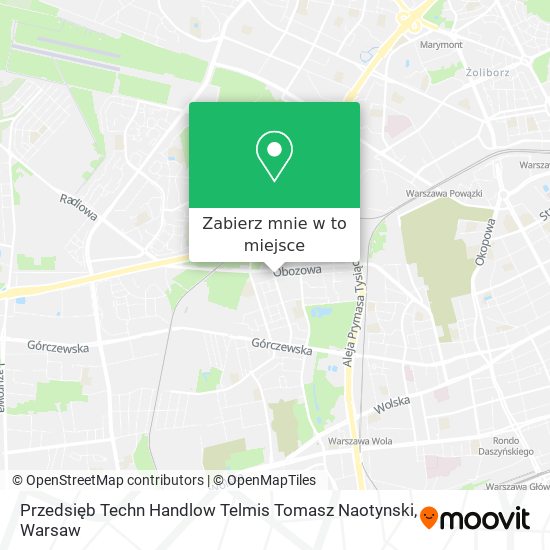 Mapa Przedsięb Techn Handlow Telmis Tomasz Naotynski