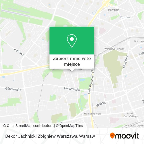 Mapa Dekor Jachnicki Zbigniew Warszawa