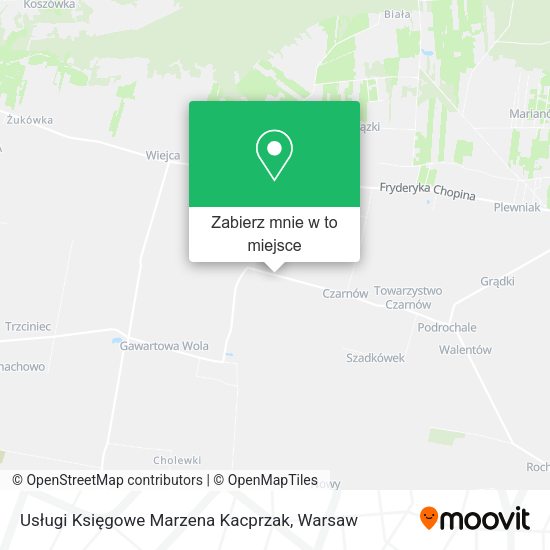 Mapa Usługi Księgowe Marzena Kacprzak