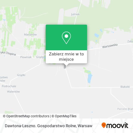 Mapa Dawtona-Leszno. Gospodarstwo Rolne