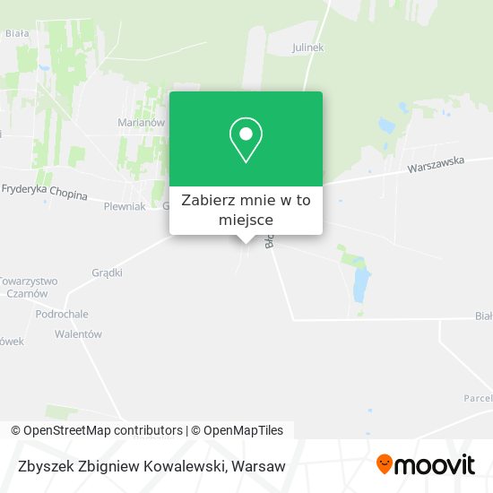 Mapa Zbyszek Zbigniew Kowalewski