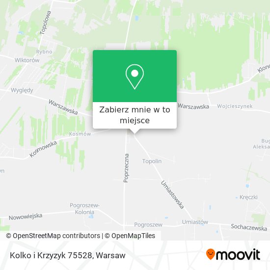 Mapa Kolko i Krzyzyk 75528