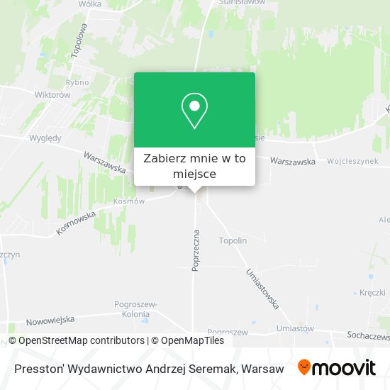 Mapa Presston' Wydawnictwo Andrzej Seremak