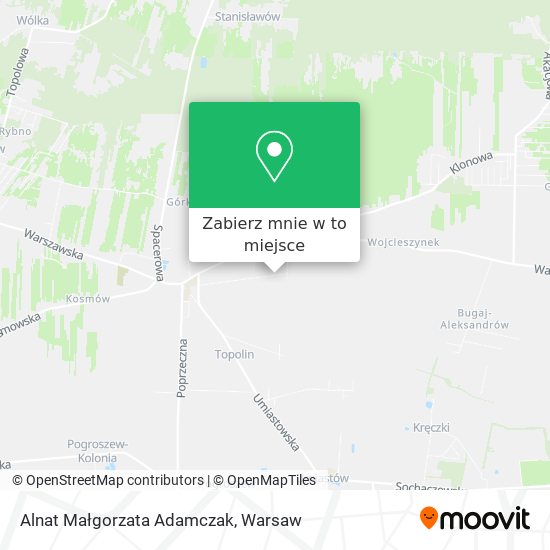 Mapa Alnat Małgorzata Adamczak