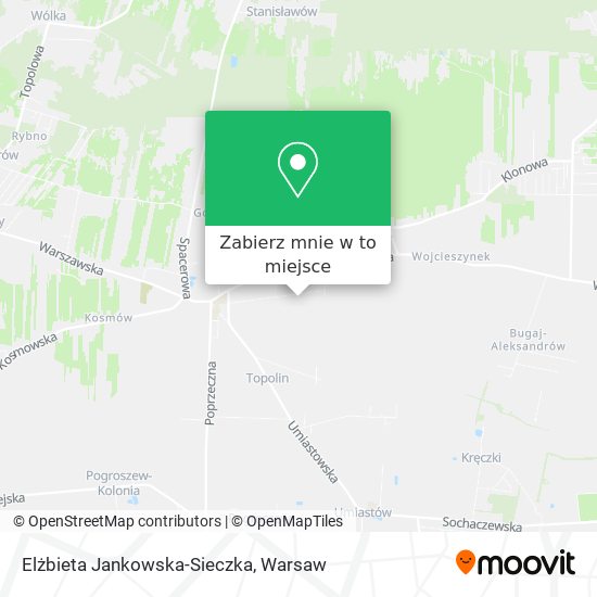 Mapa Elżbieta Jankowska-Sieczka