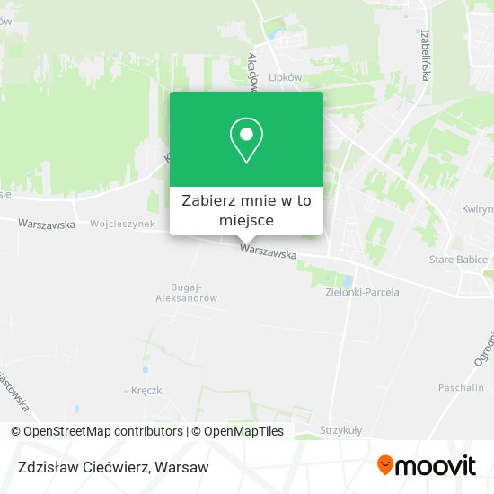 Mapa Zdzisław Ciećwierz