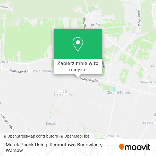 Mapa Marek Pucek Usługi Remontowo-Budowlane