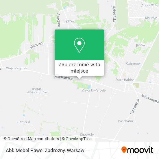 Mapa Abk Mebel Pawel Zadrozny