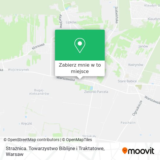 Mapa Strażnica. Towarzystwo Biblijne i Traktatowe