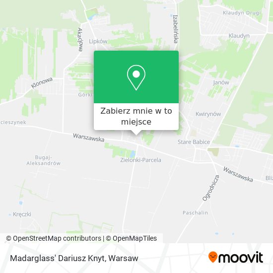 Mapa Madarglass' Dariusz Knyt