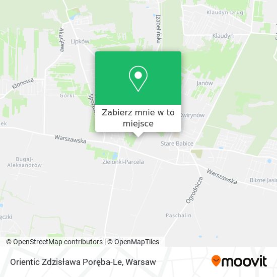 Mapa Orientic Zdzisława Poręba-Le