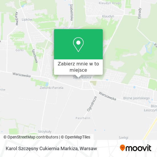 Mapa Karol Szczęsny Cukiernia Markiza