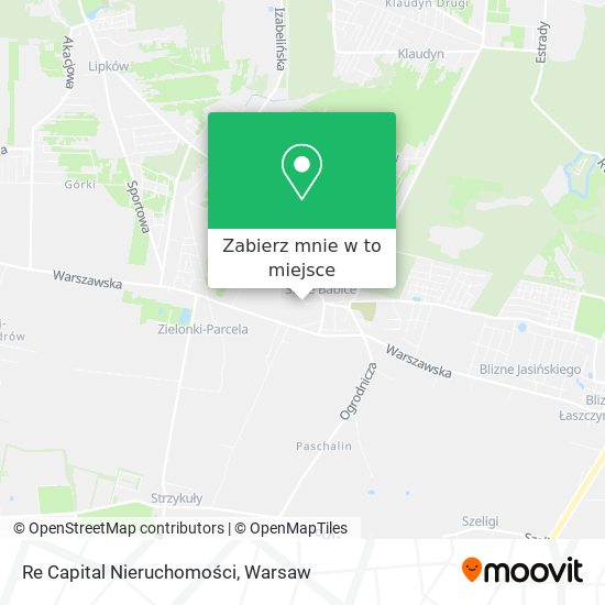 Mapa Re Capital Nieruchomości