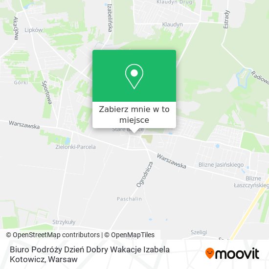 Mapa Biuro Podróży Dzień Dobry Wakacje Izabela Kotowicz