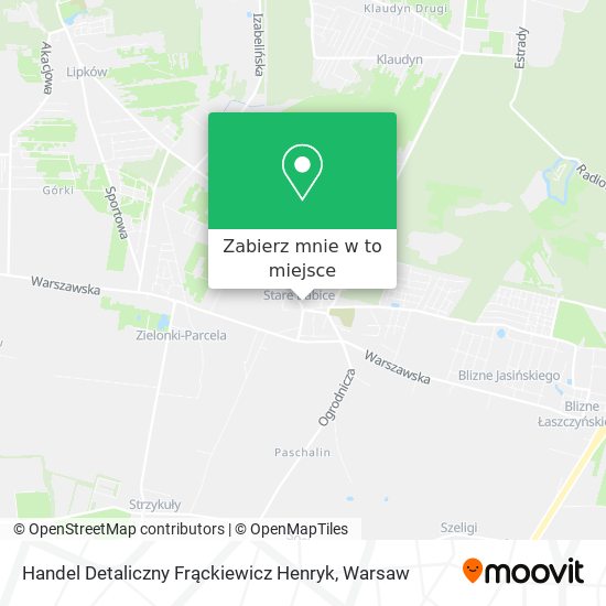 Mapa Handel Detaliczny Frąckiewicz Henryk