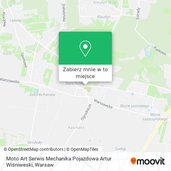 Mapa Moto Art Serwis Mechanika Pojazdowa Artur Wiśniweski