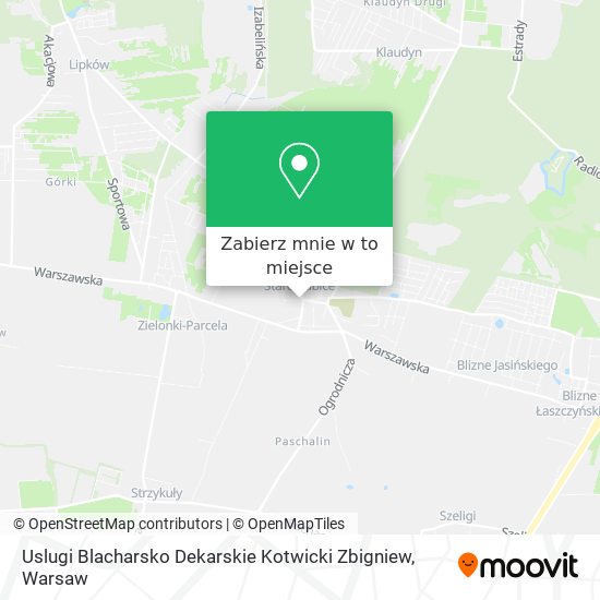 Mapa Uslugi Blacharsko Dekarskie Kotwicki Zbigniew