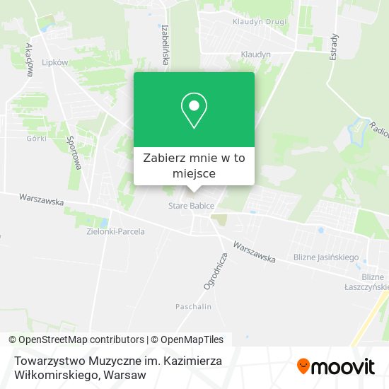 Mapa Towarzystwo Muzyczne im. Kazimierza Wiłkomirskiego