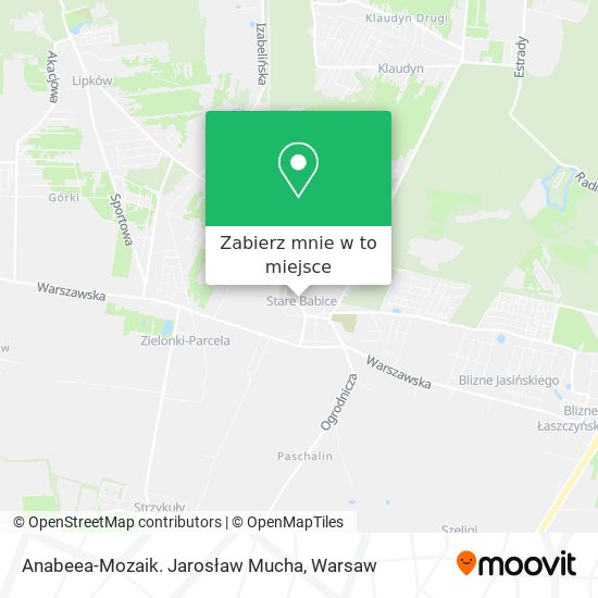 Mapa Anabeea-Mozaik. Jarosław Mucha