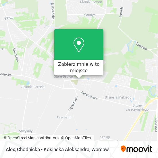 Mapa Alex, Chodnicka - Kosińska Aleksandra