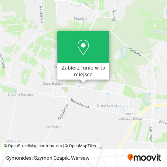 Mapa Symonides. Szymon Czapik