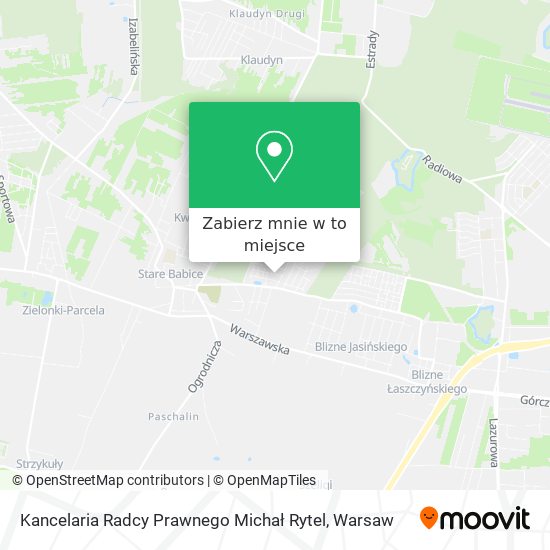 Mapa Kancelaria Radcy Prawnego Michał Rytel